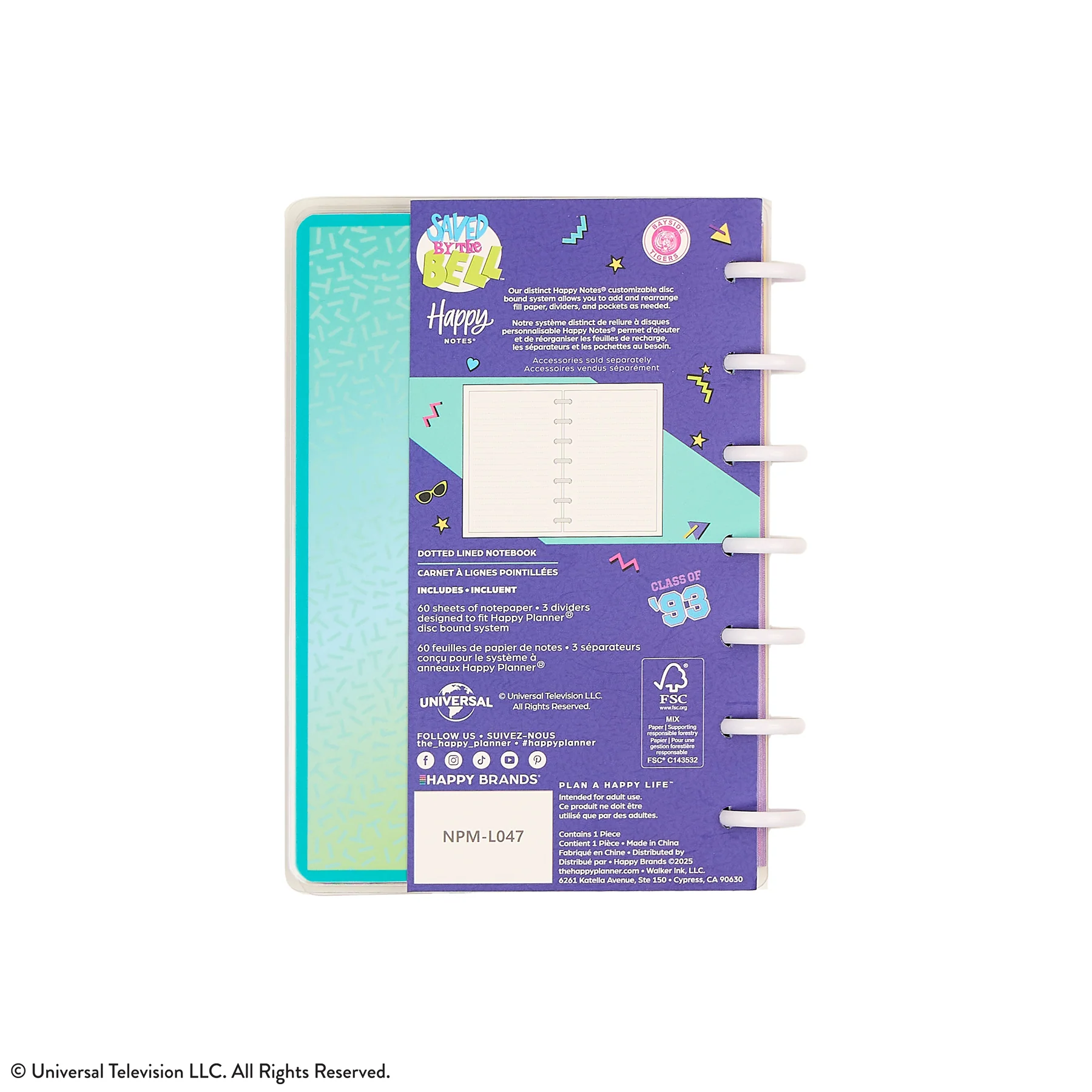 Saved By The Bell - Dot Grid Mini Notebook - 60 Sheets - Image 13