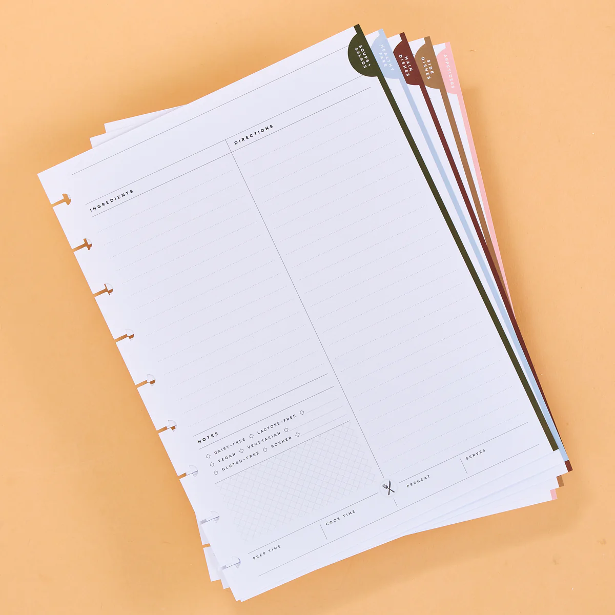 Savory Food - Classic Recipe Journal - 80 Sheets - Image 3