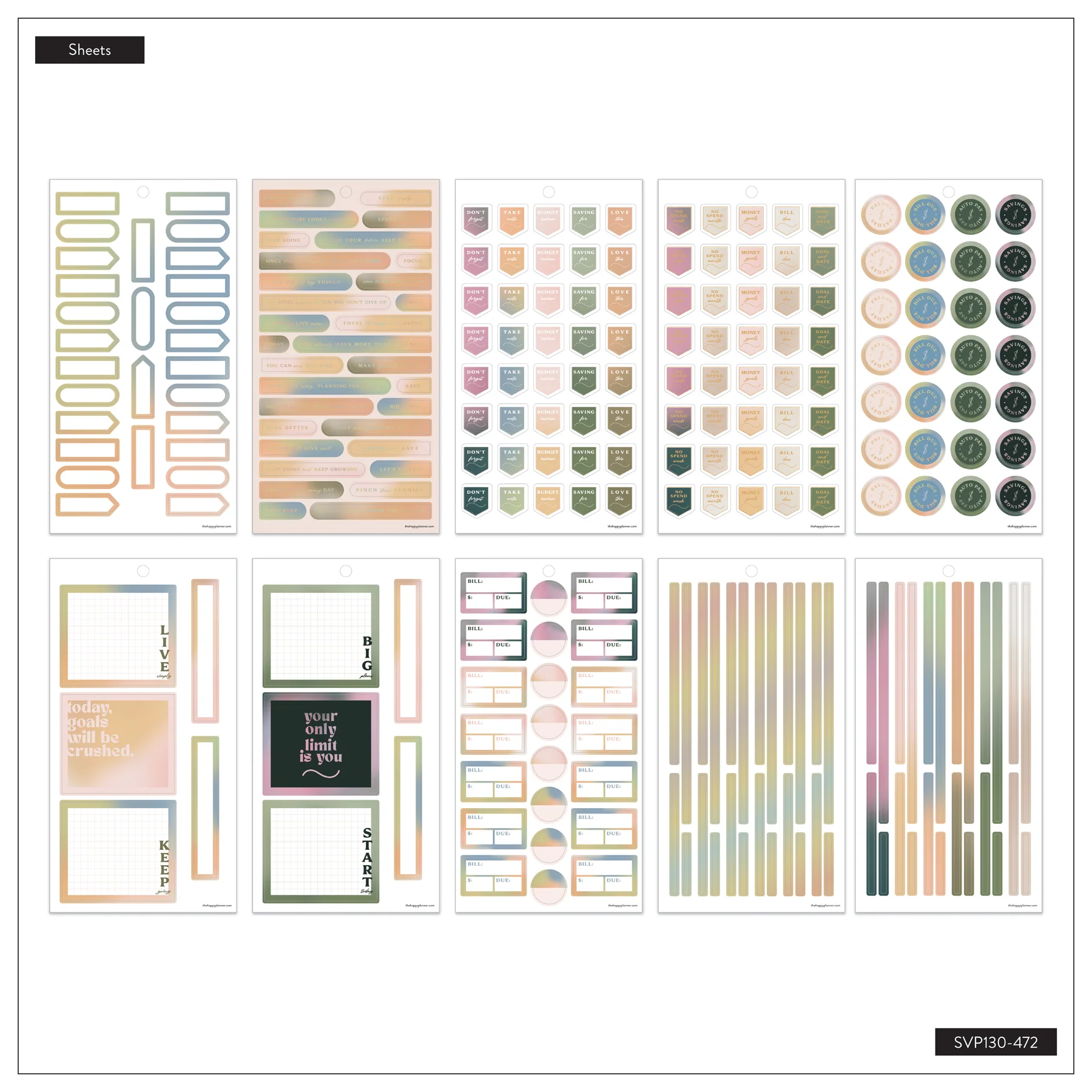 Savvy Budgeter - Value Pack Stickers - Image 10