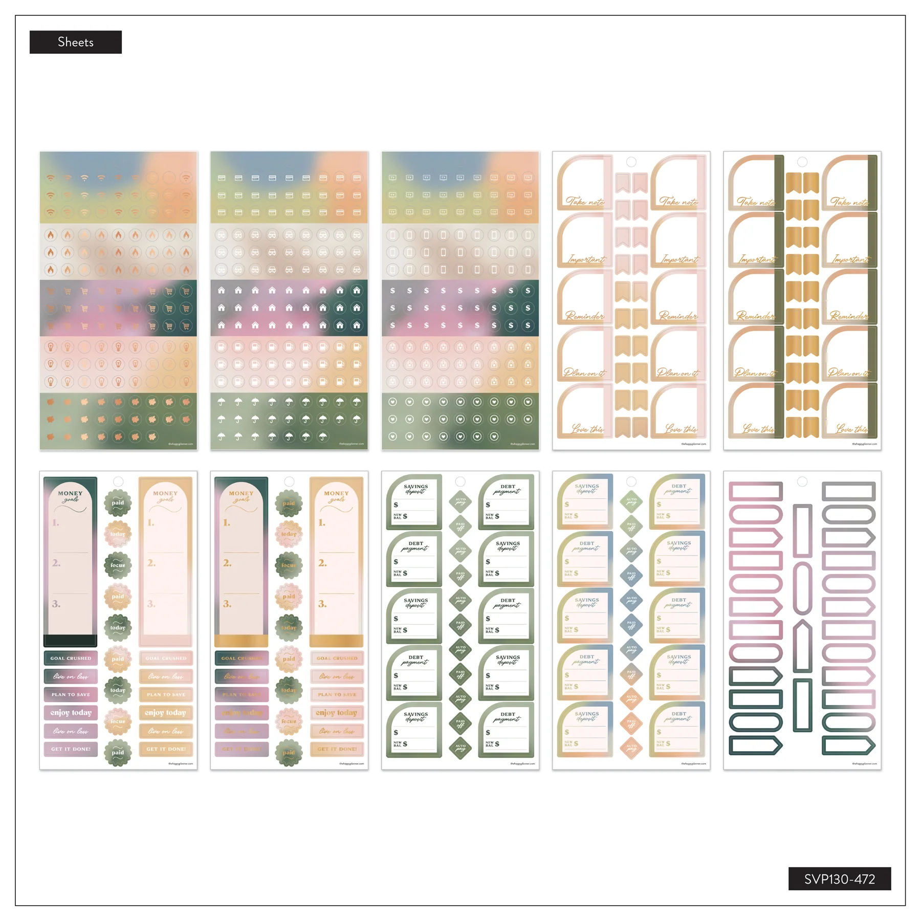 Savvy Budgeter - Value Pack Stickers - Image 9