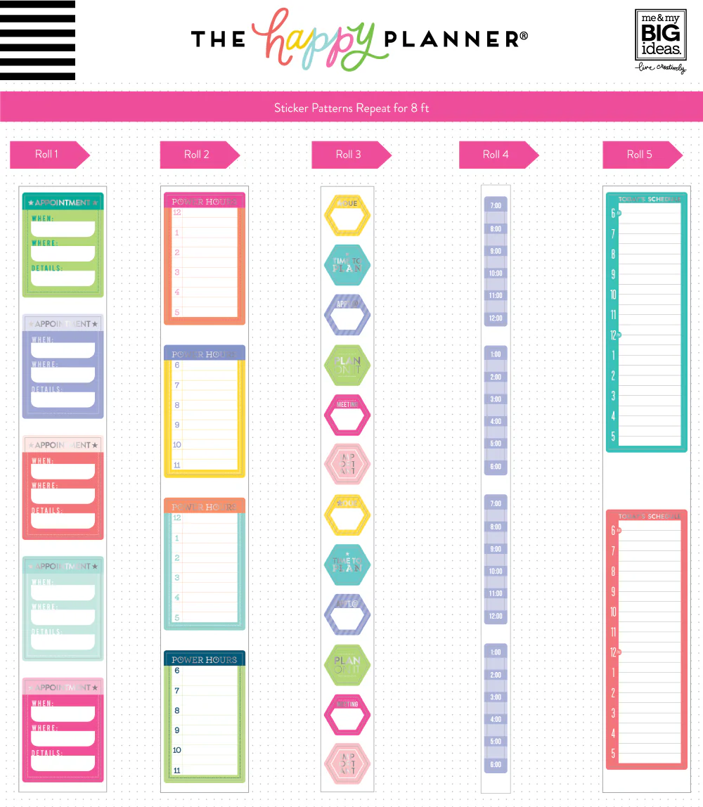 Scheduling Sticker Roll - Image 2