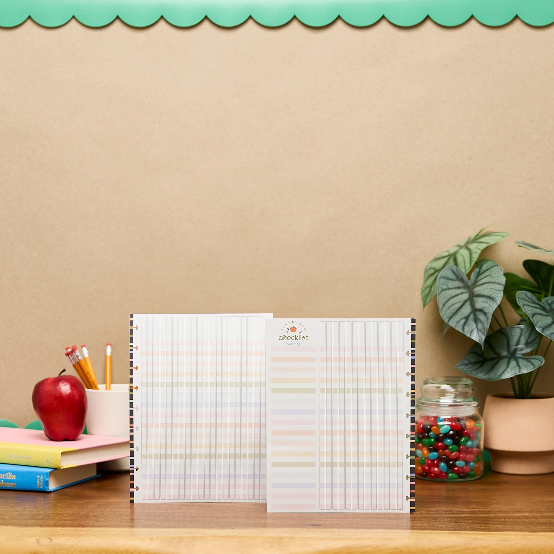 School Doodles - Classic Teacher Checklist Filler Paper - 40 Sheets - Image 3