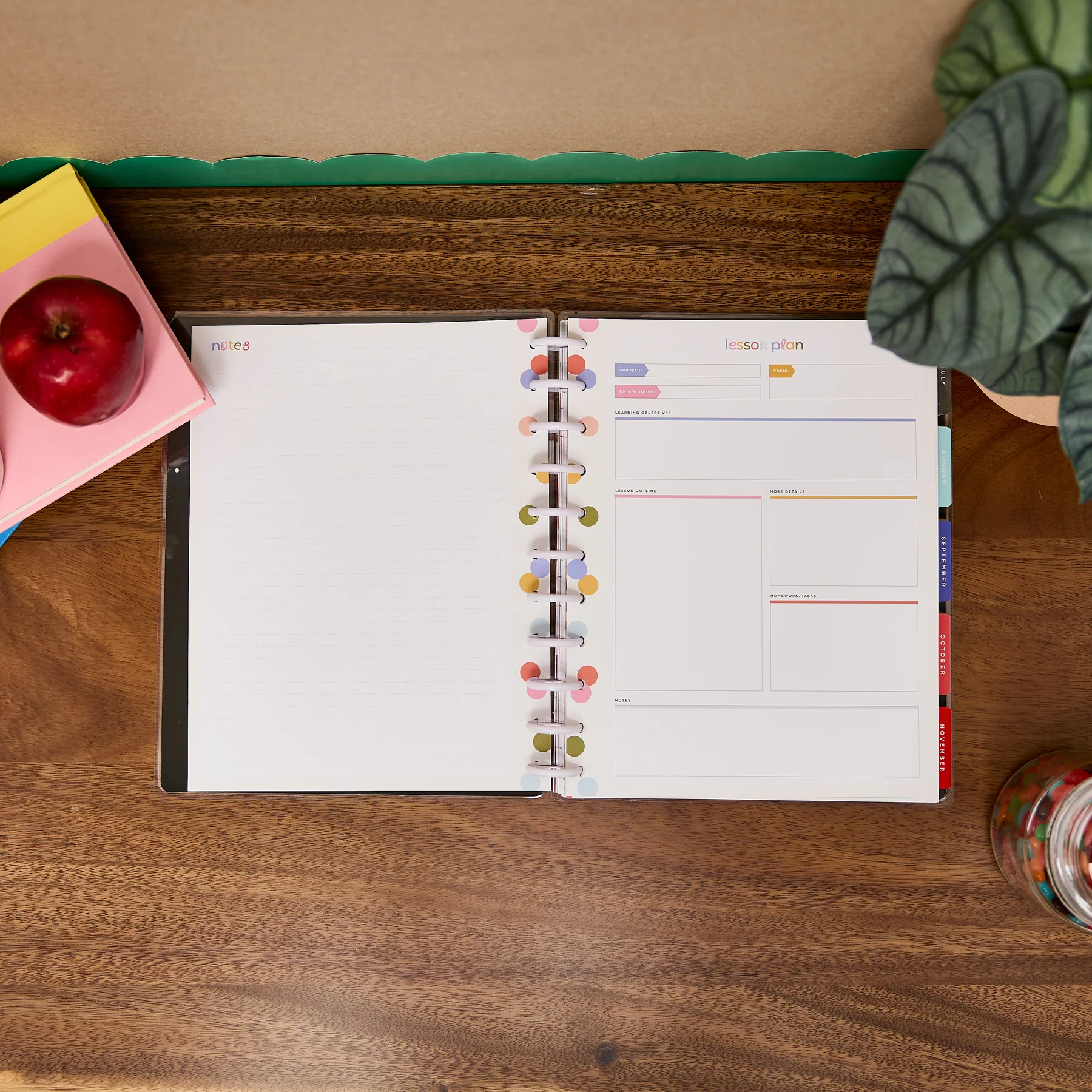 School Doodles - Lesson Plan Big Filler Paper - 40 Sheets - Image 5
