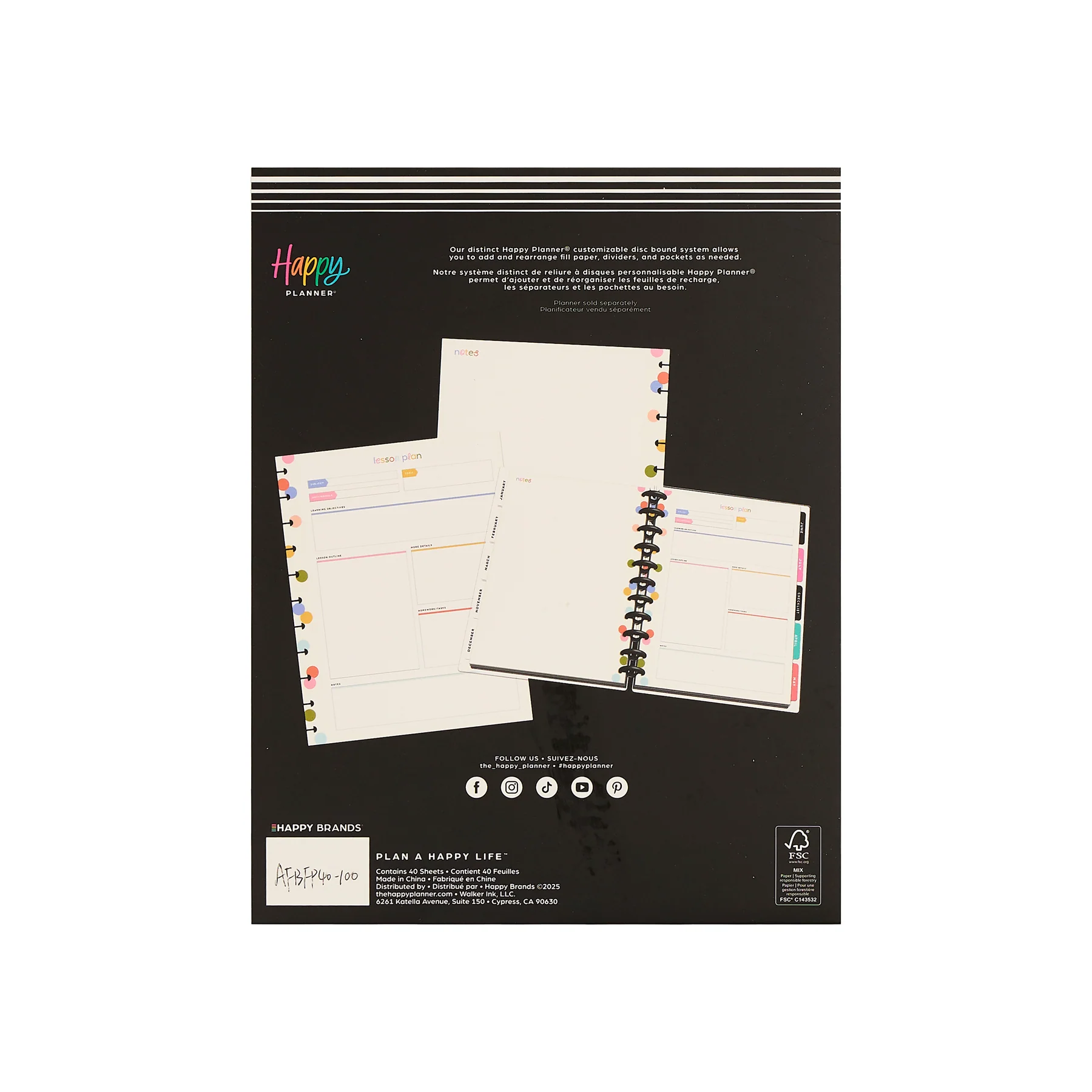 School Doodles - Lesson Plan Big Filler Paper - 40 Sheets - Image 9