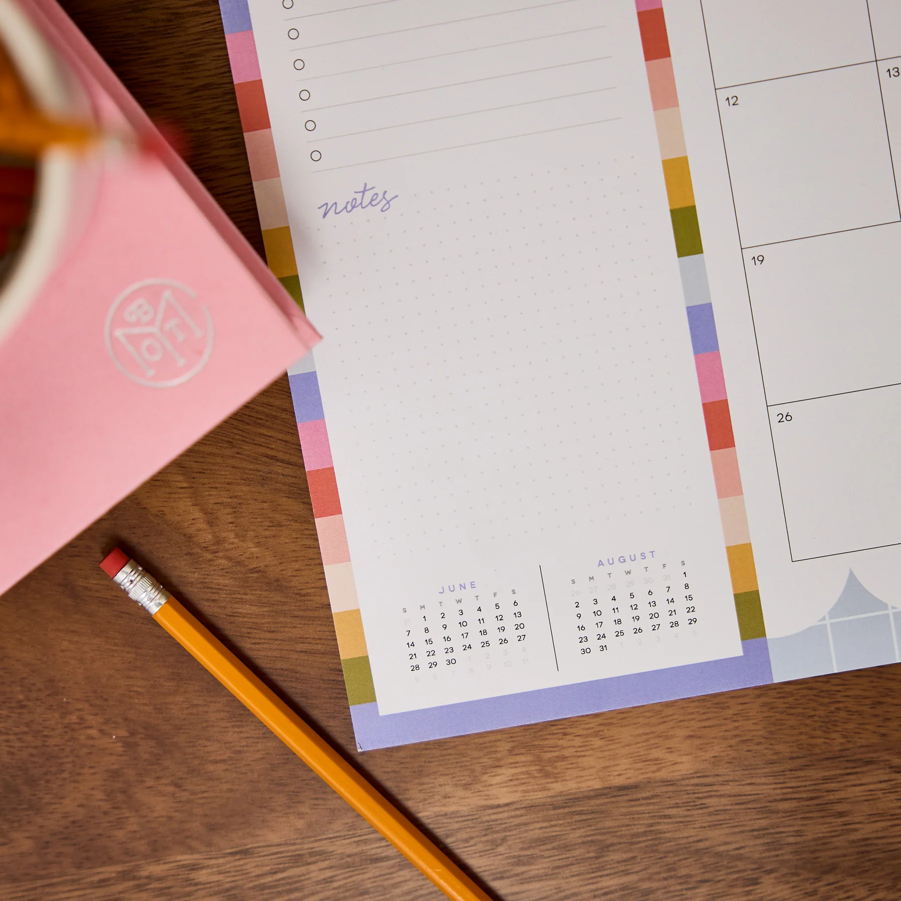 School Doodles - Small Desk Calendar - 12 Months - Image 4