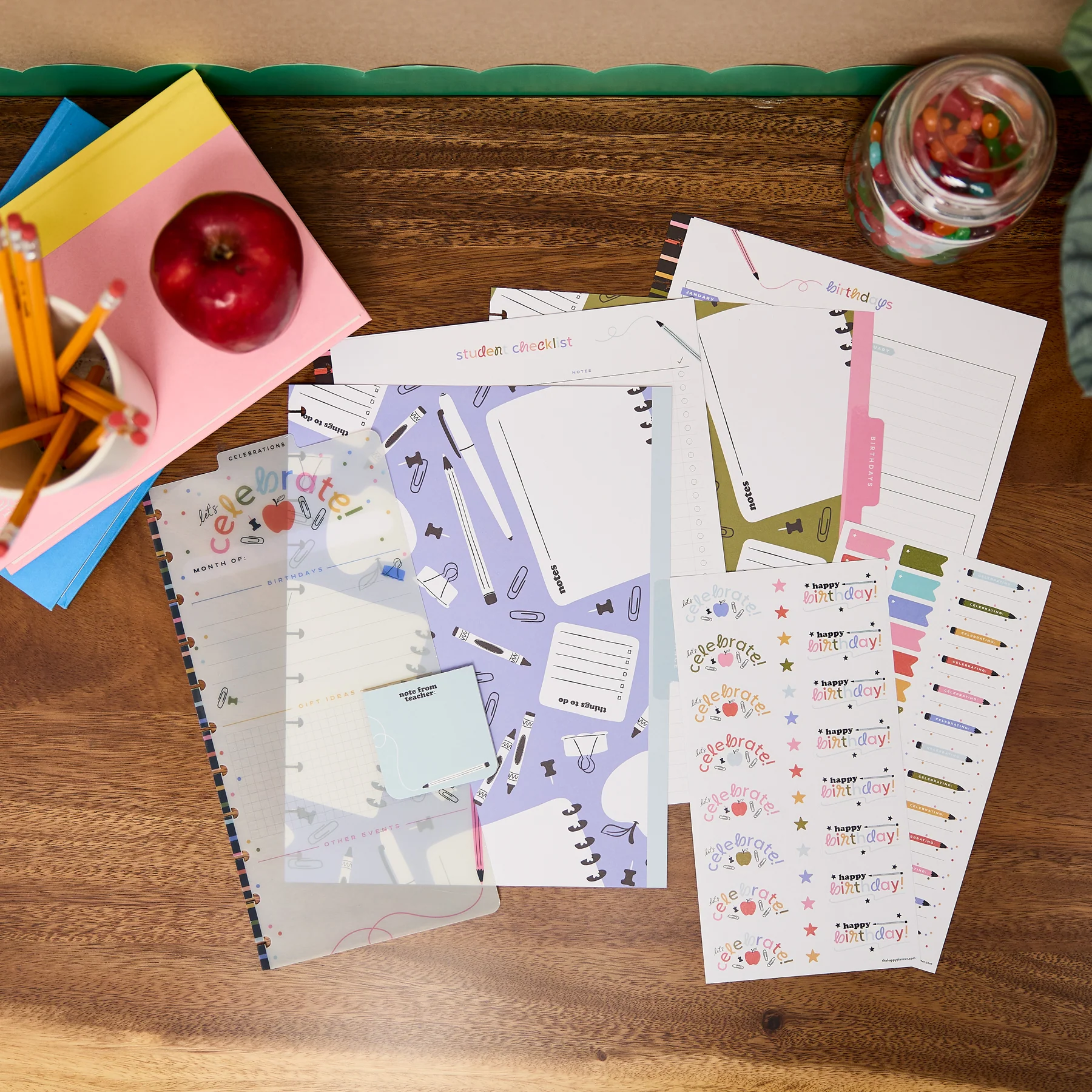 School Doodles - Teacher Checklists & Birthdays - Big Accessory Pack - Image 15