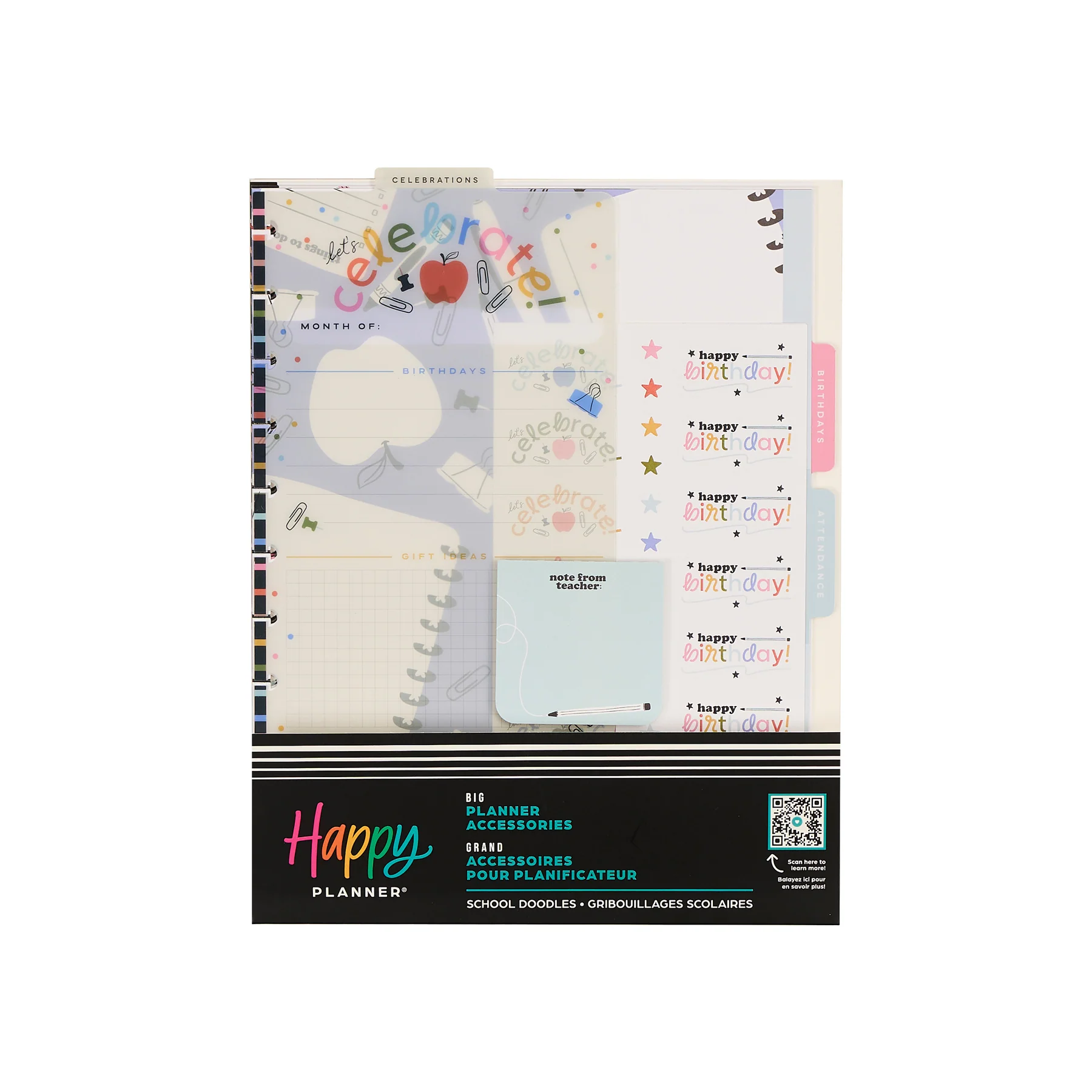 School Doodles - Teacher Checklists & Birthdays - Big Accessory Pack - Image 18