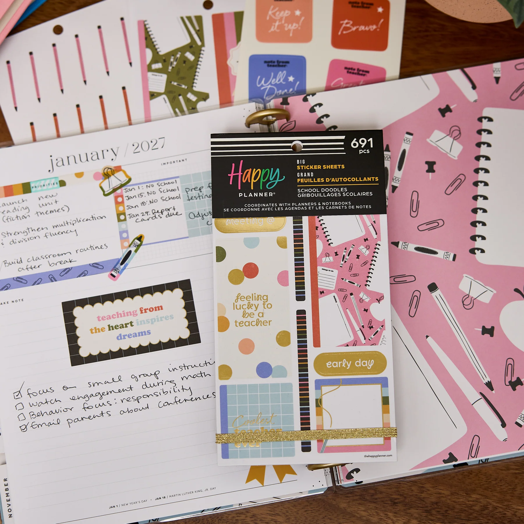 School Doodles - Value Pack Stickers - Big - Image 2