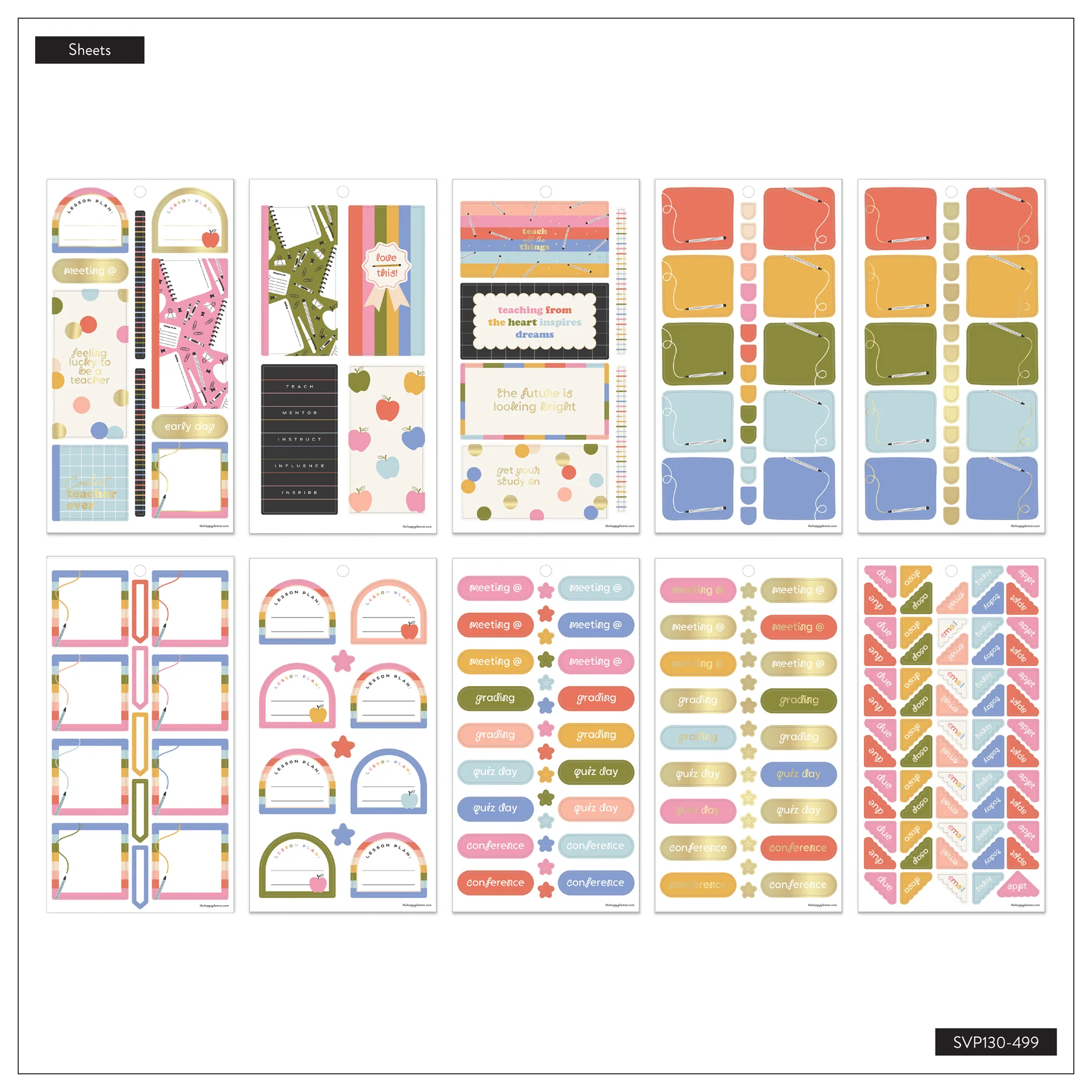 School Doodles - Value Pack Stickers - Big - Image 6
