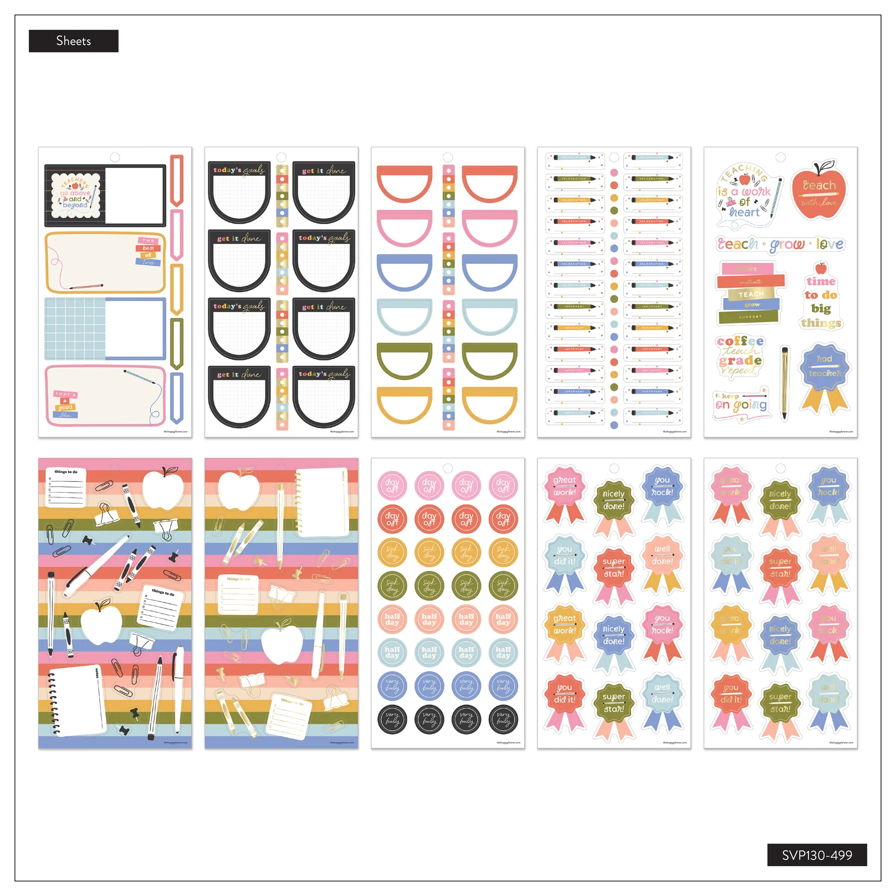 School Doodles - Value Pack Stickers - Big - Image 7