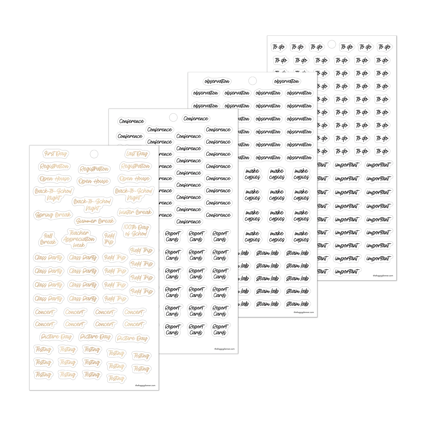 School Words - Value Pack Stickers - Image 10
