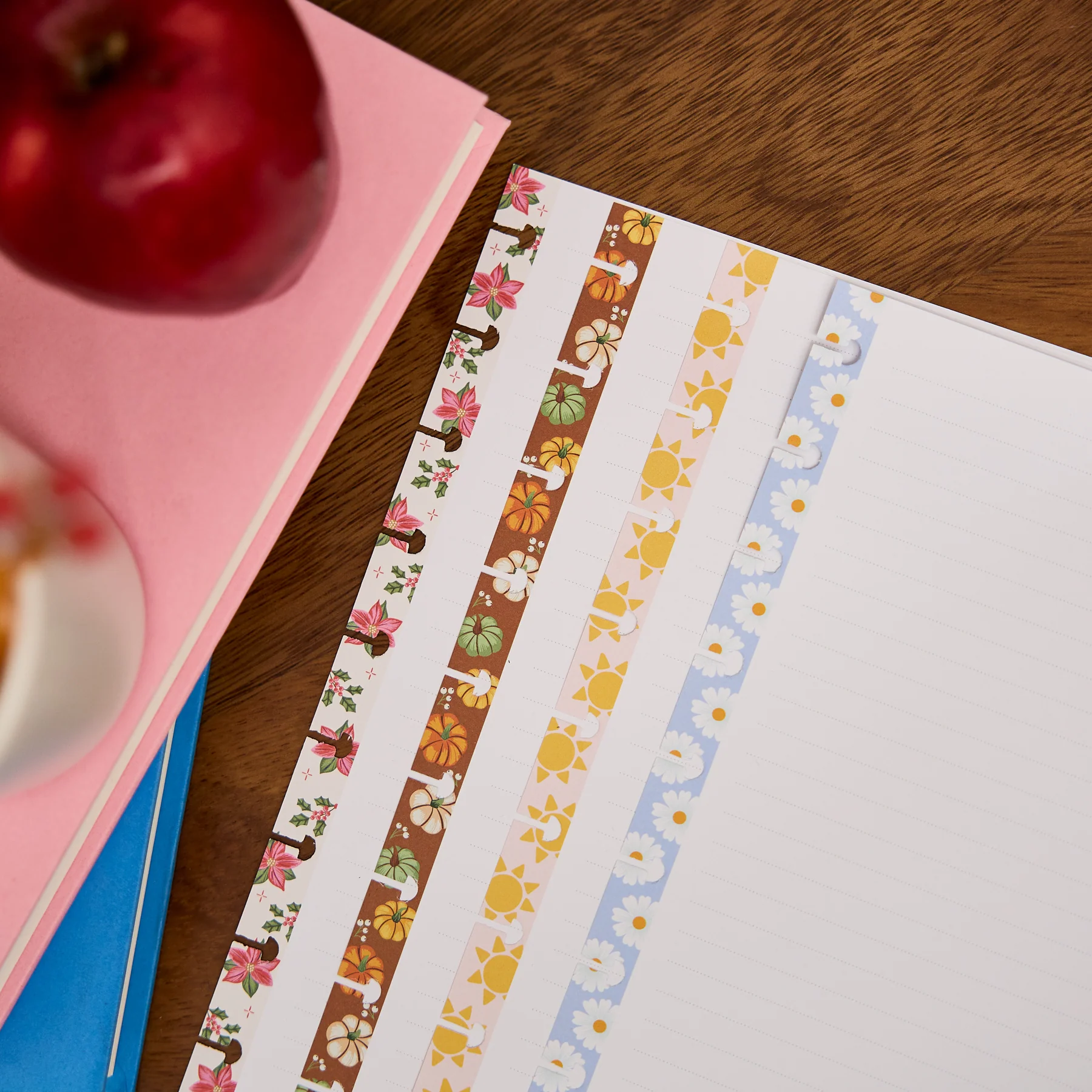 Seasonal Joy Teacher - Dotted Lined Big Filler Paper - 40 Sheets - Image 5