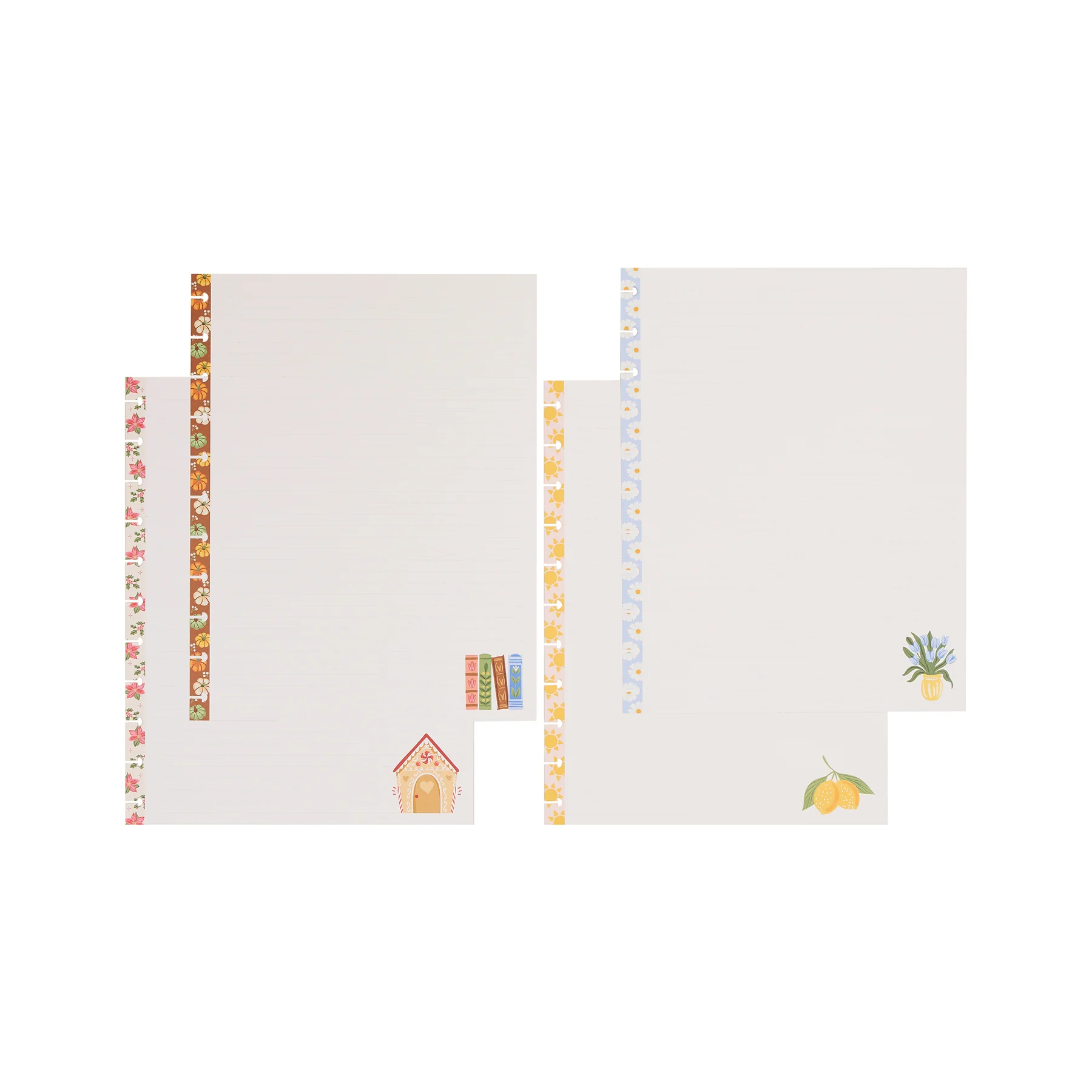 Seasonal Joy Teacher - Dotted Lined Big Filler Paper - 40 Sheets - Image 8