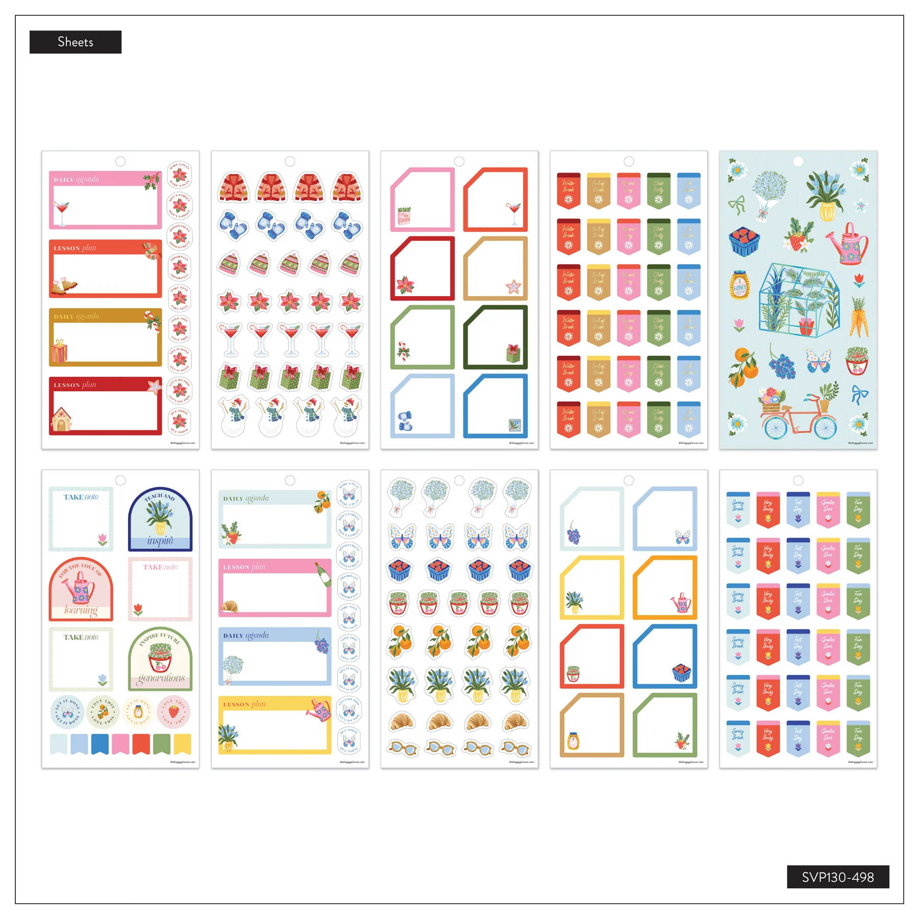 Seasonal Joy Teacher - Value Pack Stickers - Big - Image 10