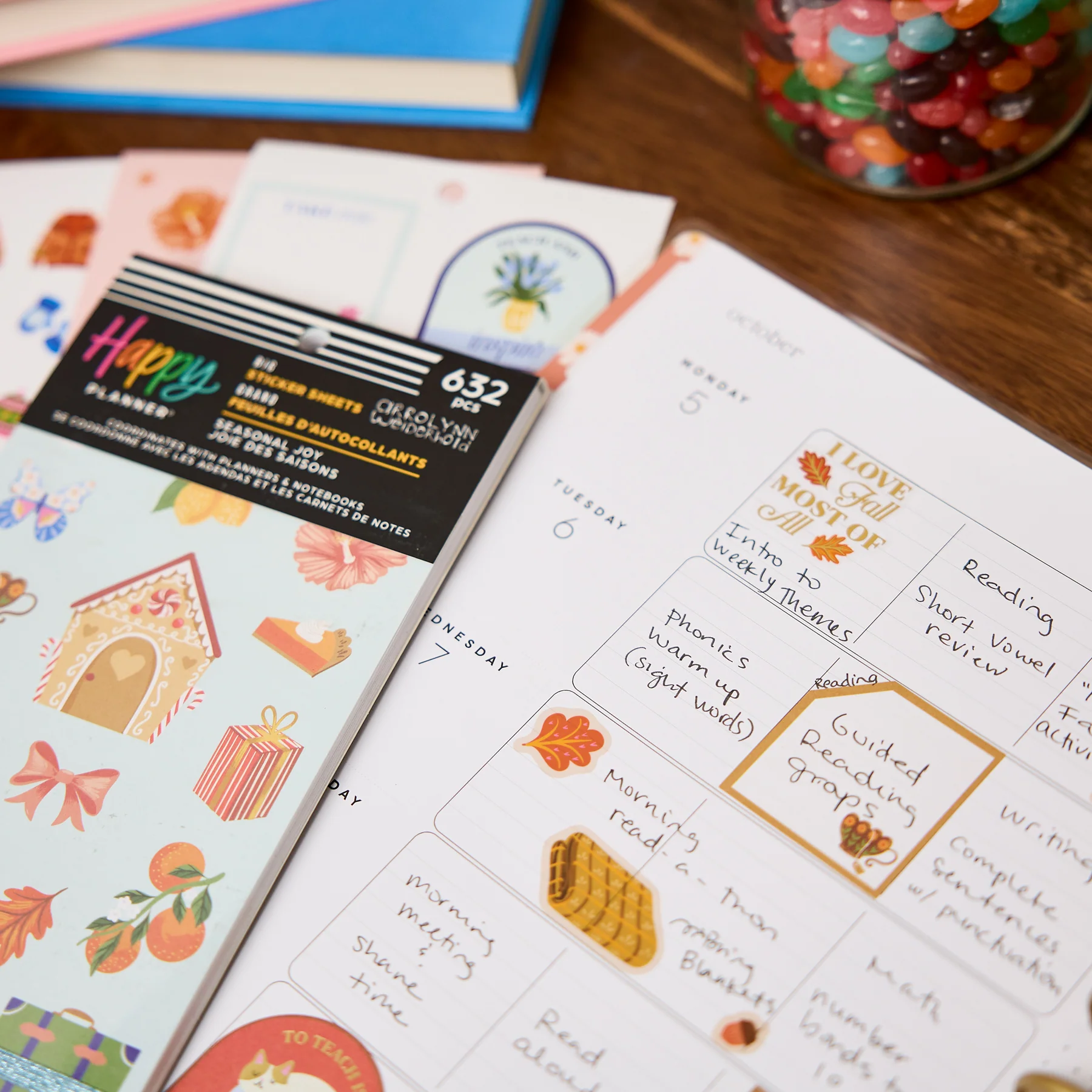 Seasonal Joy Teacher - Value Pack Stickers - Big - Image 5