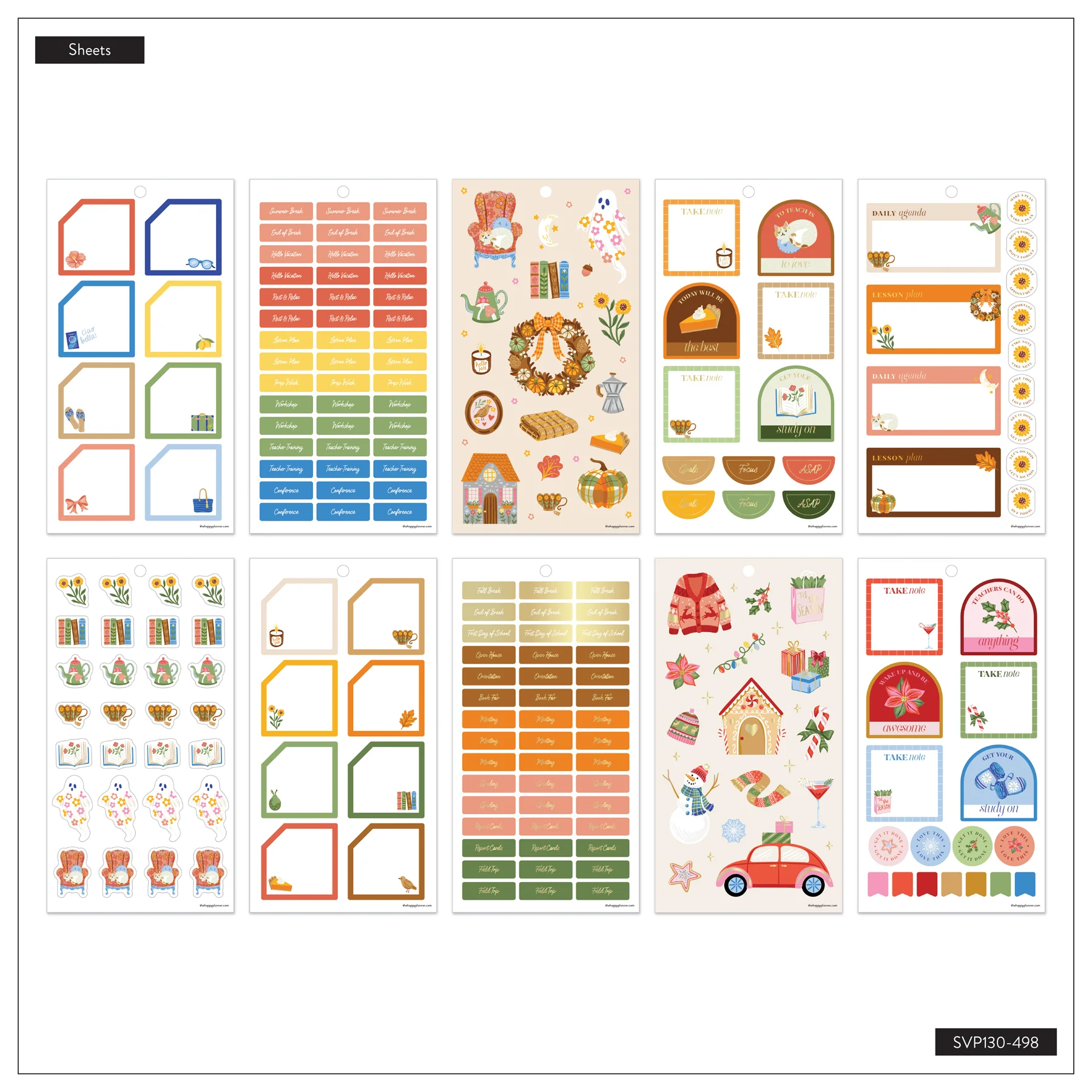 Seasonal Joy Teacher - Value Pack Stickers - Big - Image 9