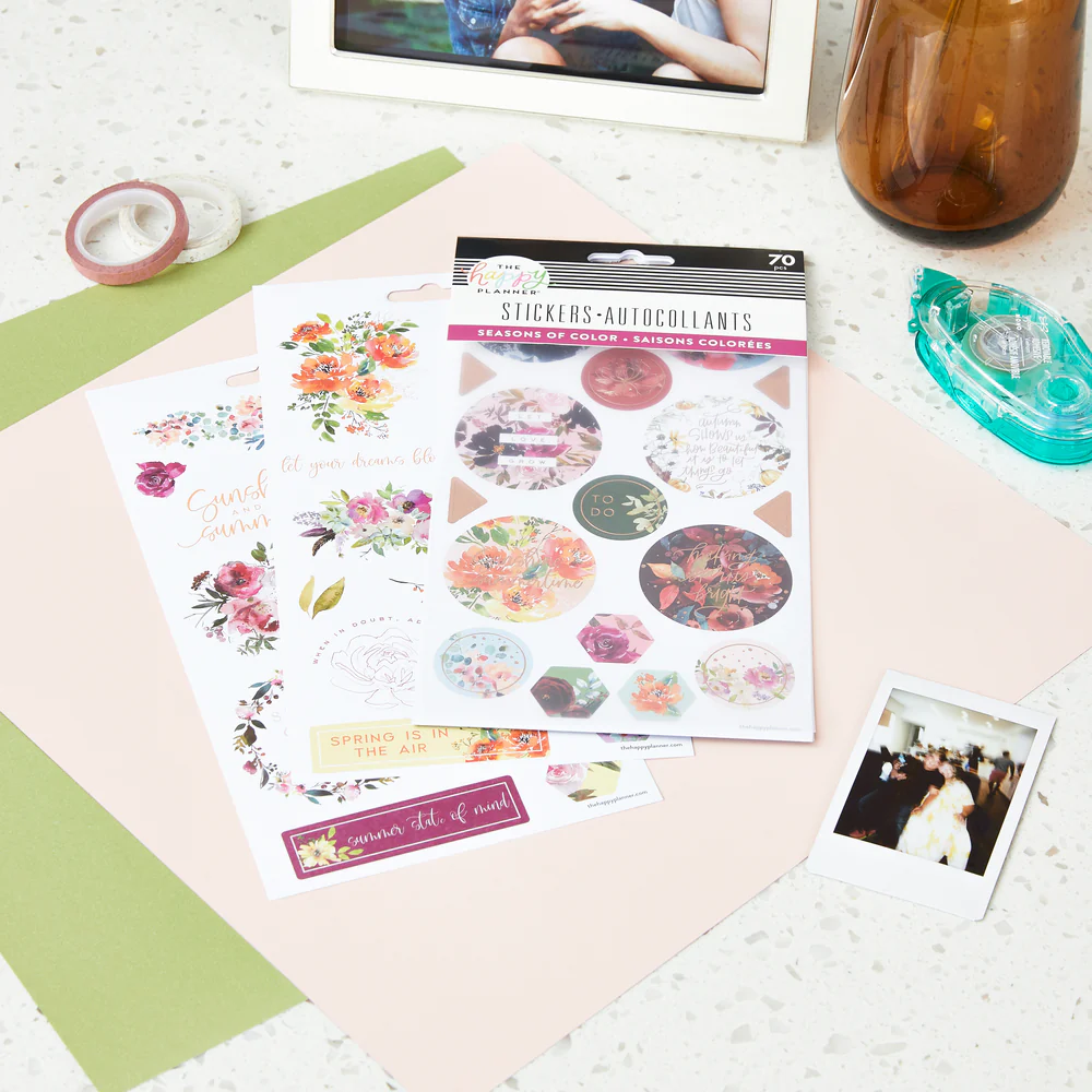 Seasonal Watercolor - 5 Sticker Sheets - Image 3