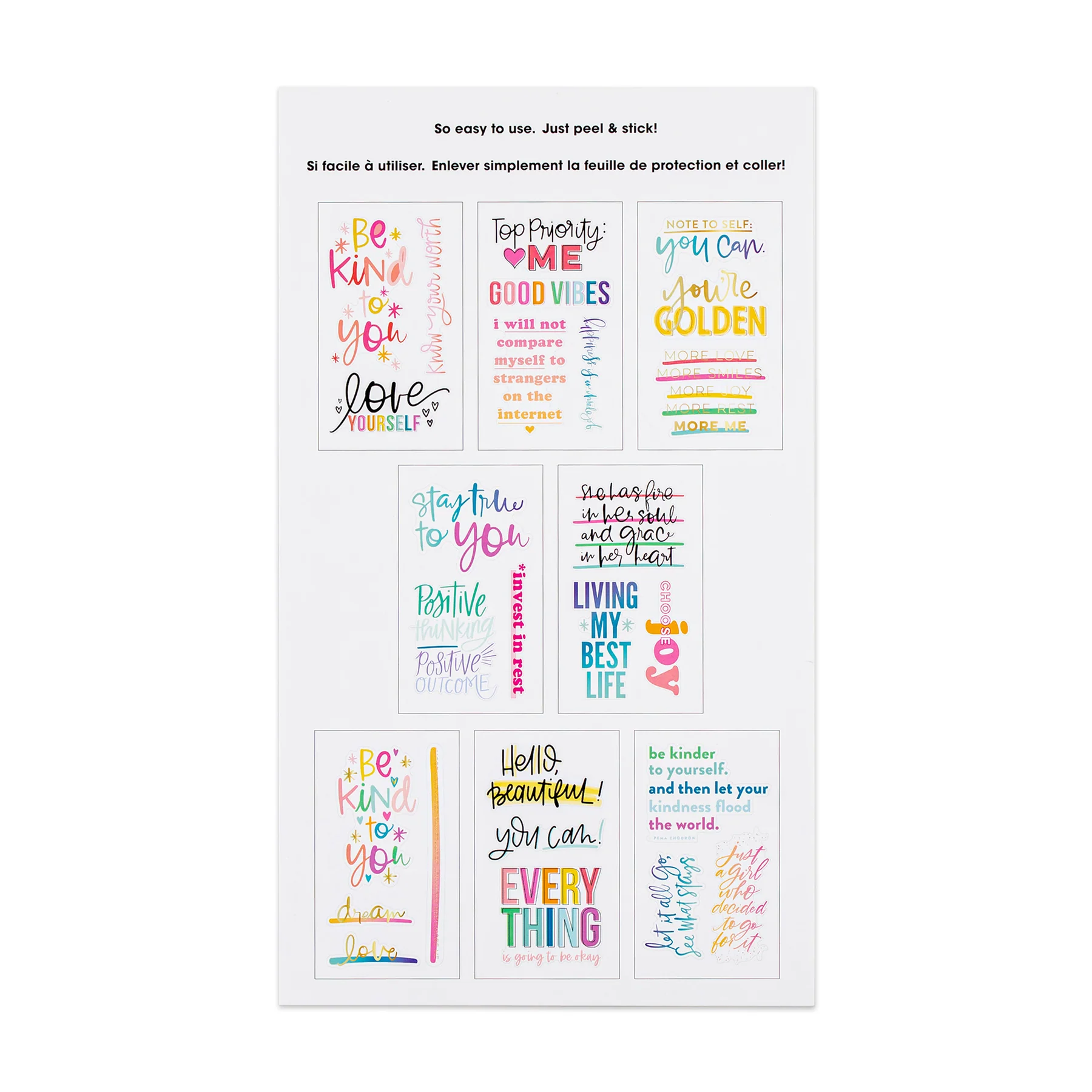 Self-Love - 8 Sticker Sheets - Image 3