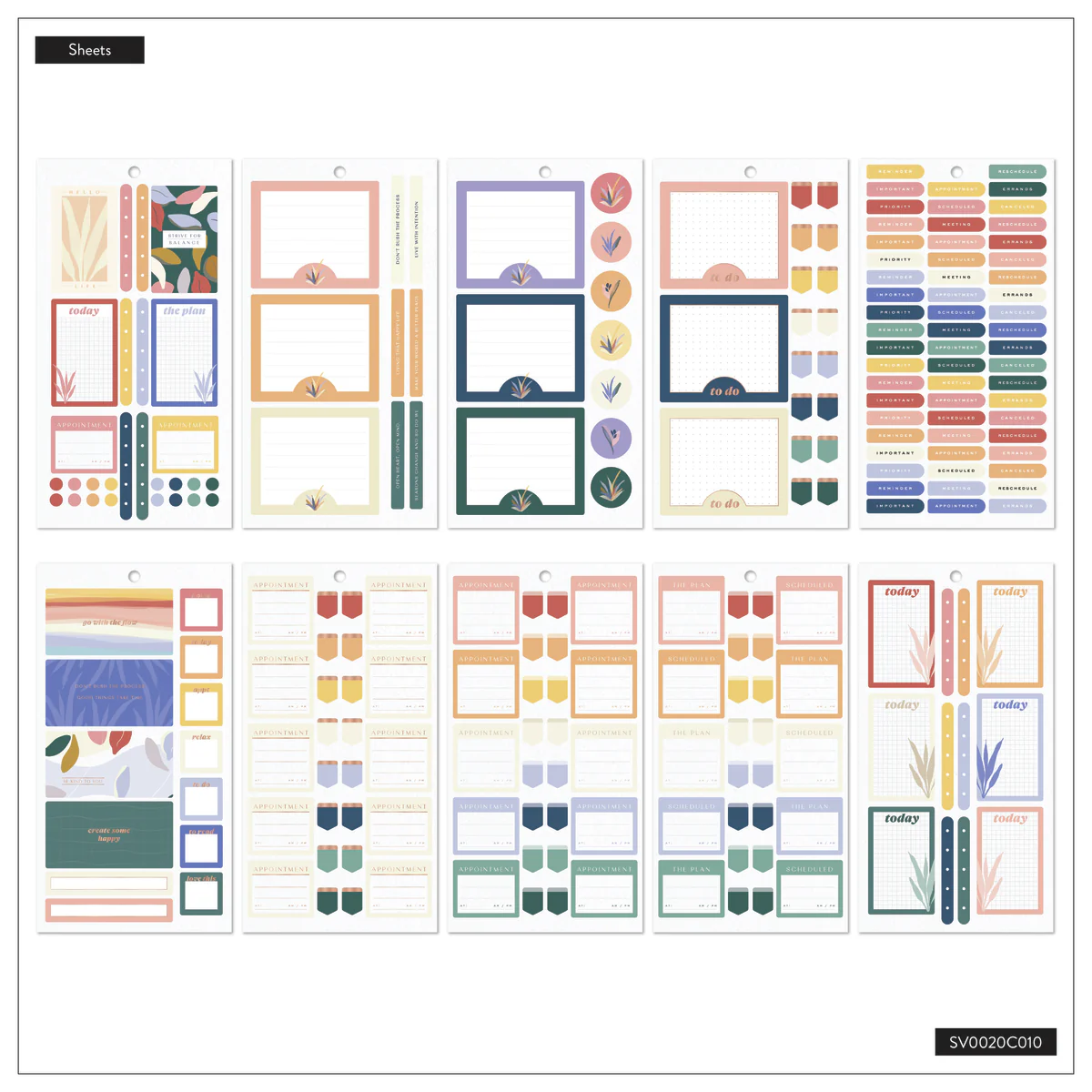 Serene Shapes - Value Pack Stickers - Image 7