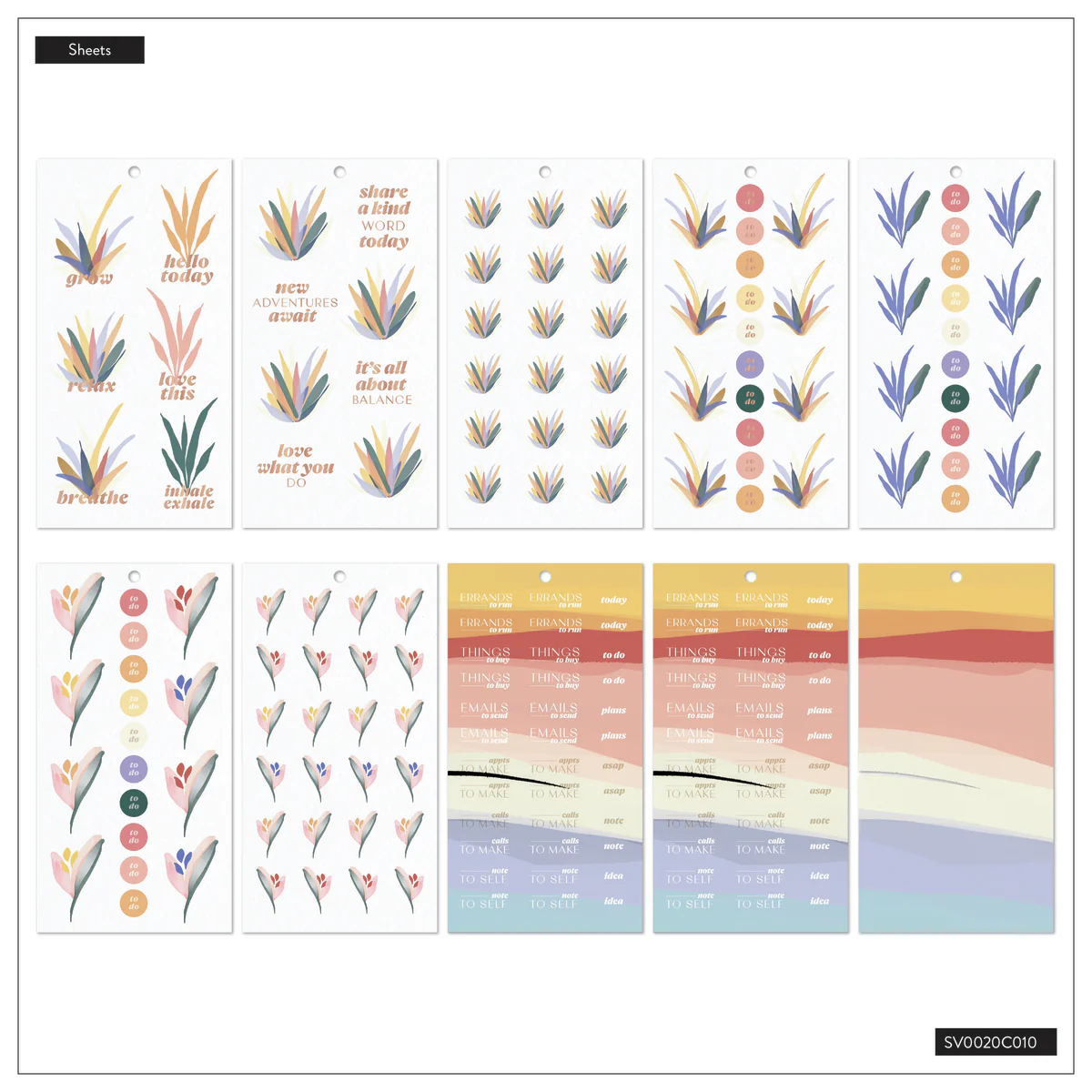Serene Shapes - Value Pack Stickers - Image 9