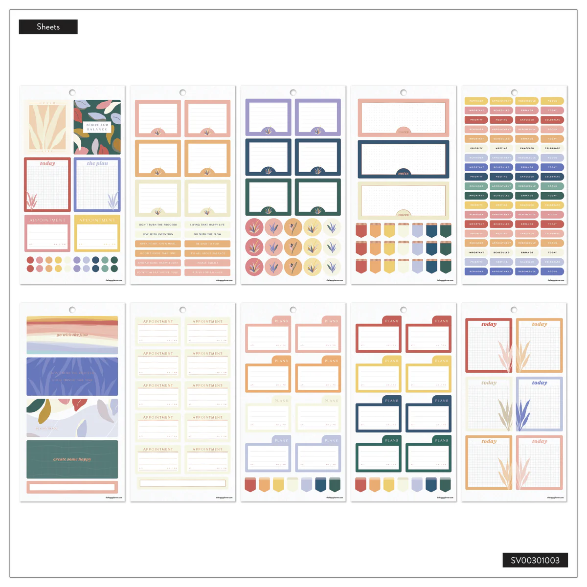 Serene Shapes - Value Pack Stickers - Mini - Image 7