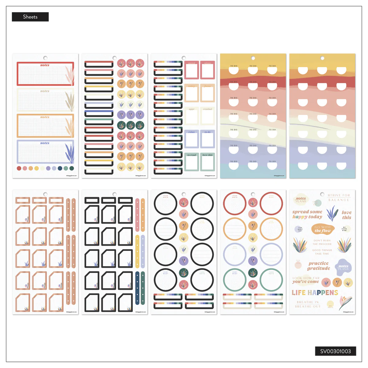 Serene Shapes - Value Pack Stickers - Mini - Image 8