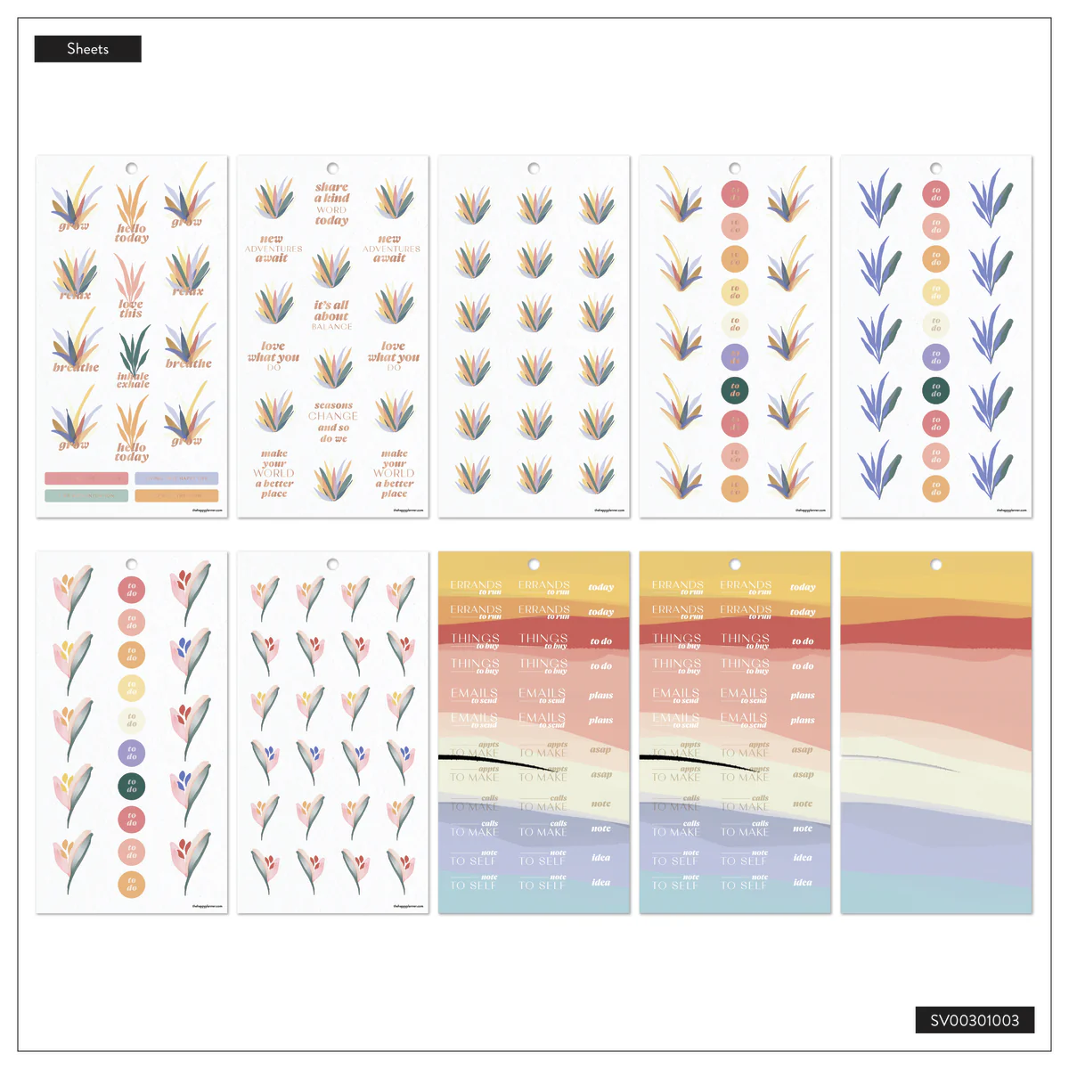 Serene Shapes - Value Pack Stickers - Mini - Image 9