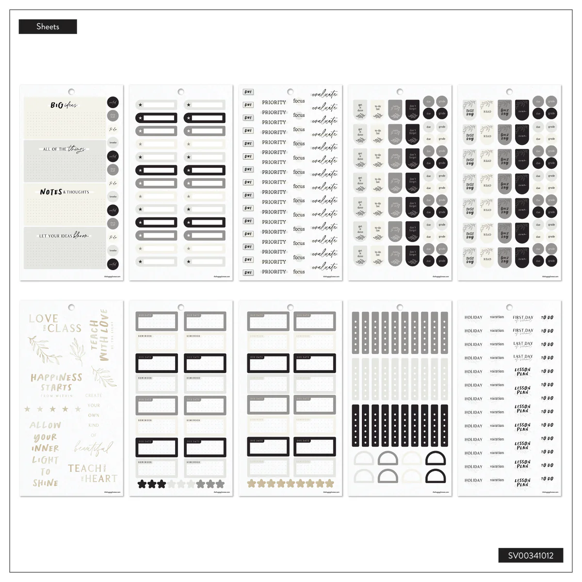Sharp Studies Teacher - Value Pack Stickers - Big - Image 12