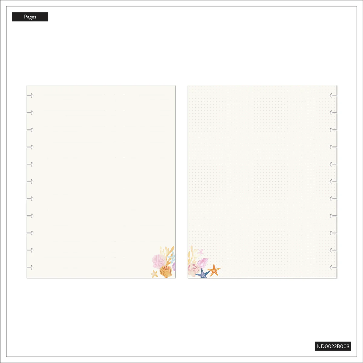 Shell Yeah! - Dotted Lined + Dot Grid Big Notebook - 60 Sheets - Image 14