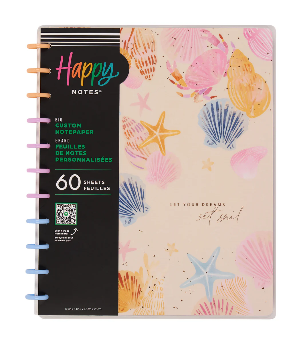 Shell Yeah! - Dotted Lined + Dot Grid Big Notebook - 60 Sheets - Image 15