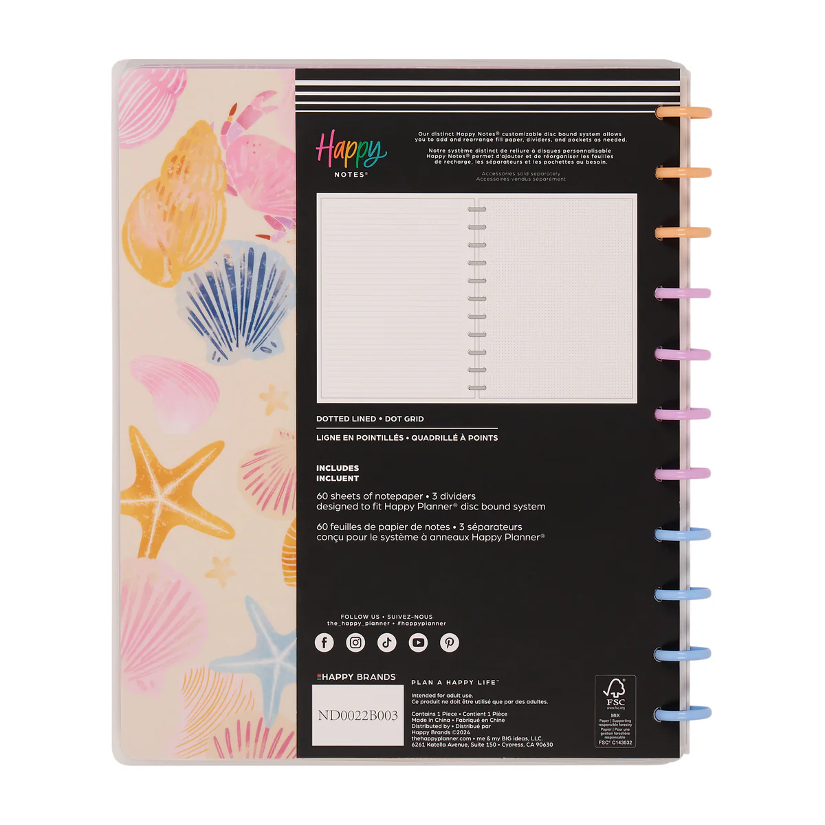 Shell Yeah! - Dotted Lined + Dot Grid Big Notebook - 60 Sheets - Image 17