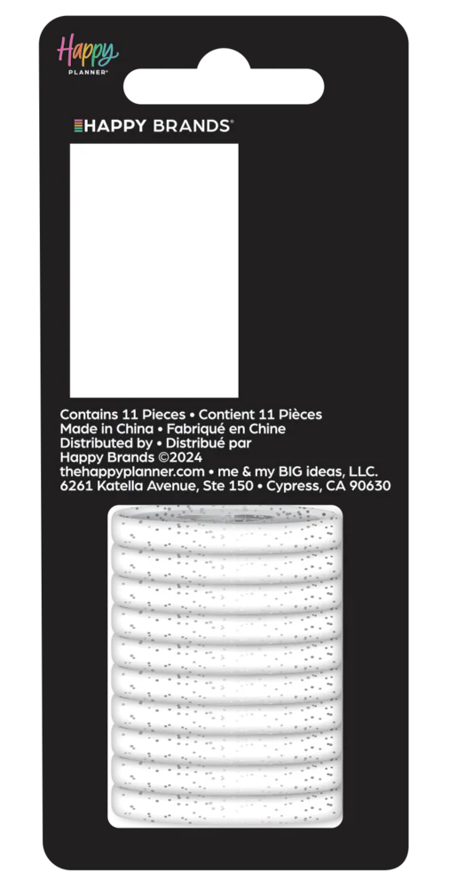 Silver Glitter - Medium Plastic Disc Set - Image 5