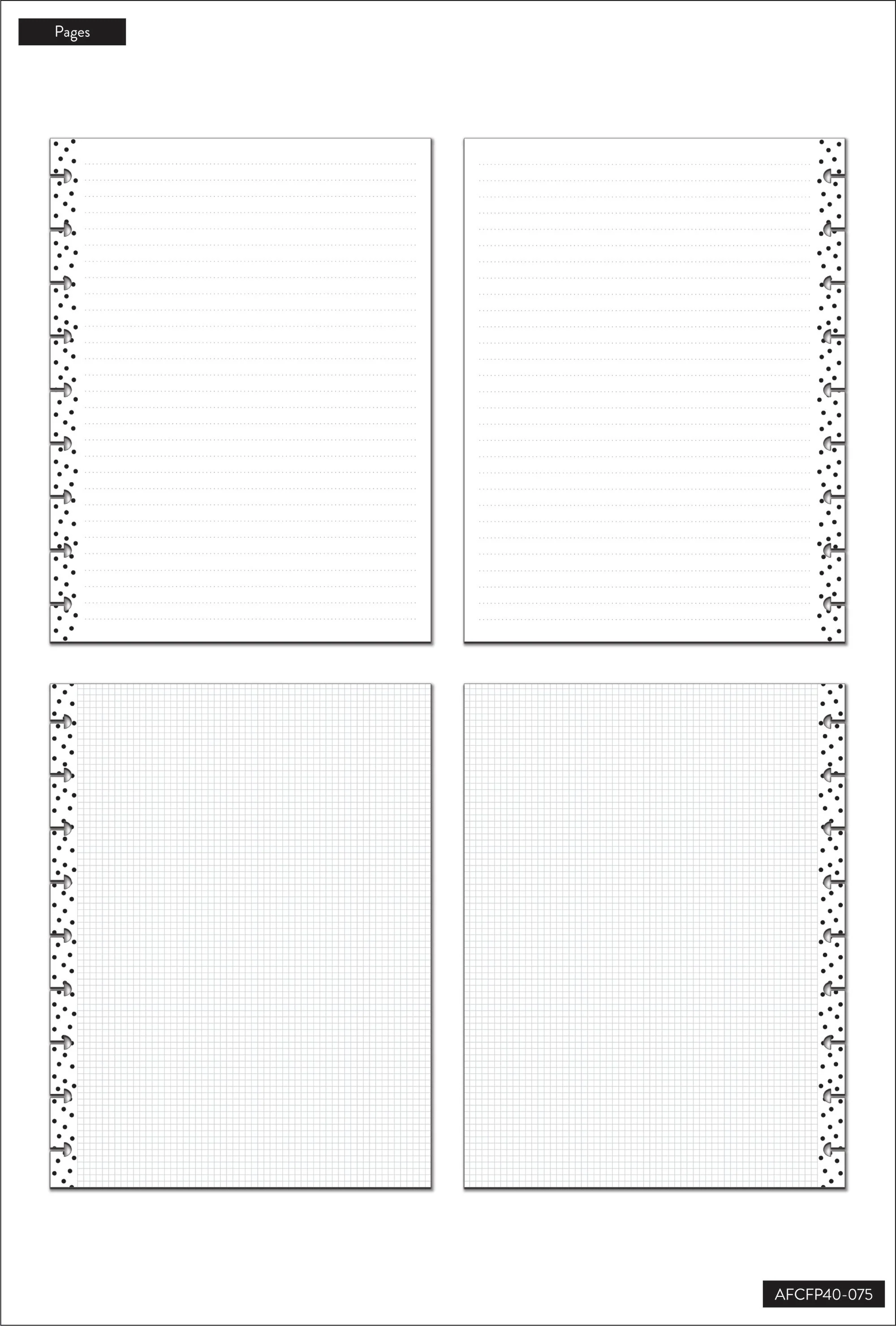 Simple Dots Classic Filler Paper - Image 2