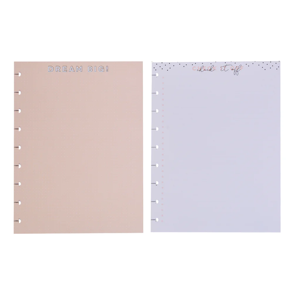 Simple Essentials - Dotted Lined + Blank + Checklist Classic Filler Paper - 40 Sheets - Image 4