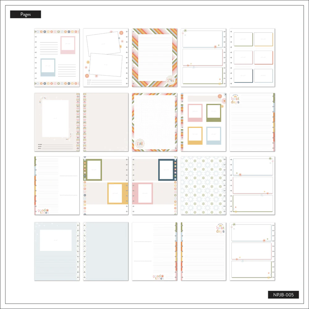 Simple Joys - Big Happy Memory Keeping Photo Journal - 80 Sheets - Image 8