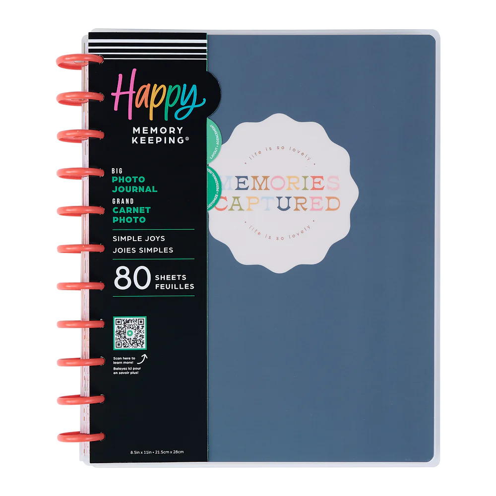 Simple Joys - Big Happy Memory Keeping Photo Journal - 80 Sheets - Image 9