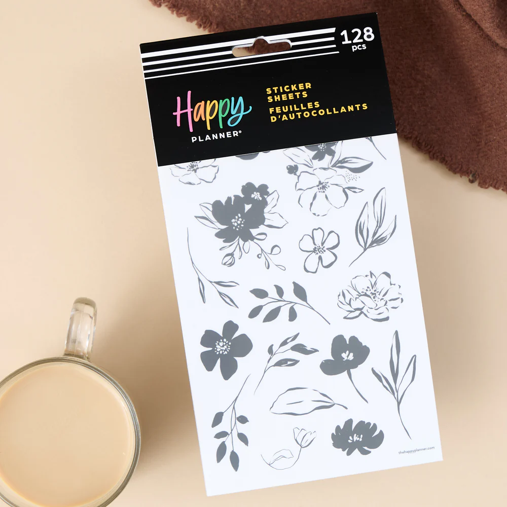 Sketchy Florals - 10 Sticker Sheets - Image 4