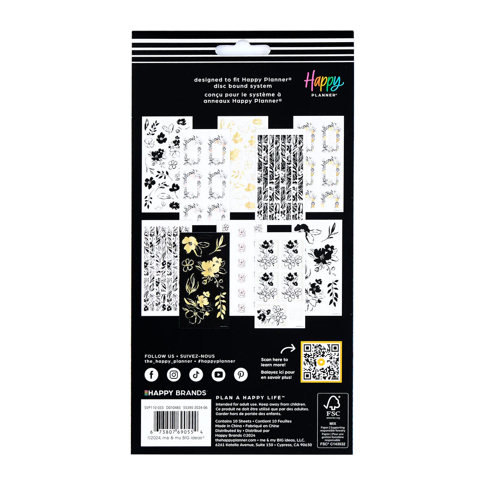 Sketchy Florals - 10 Sticker Sheets - Image 6