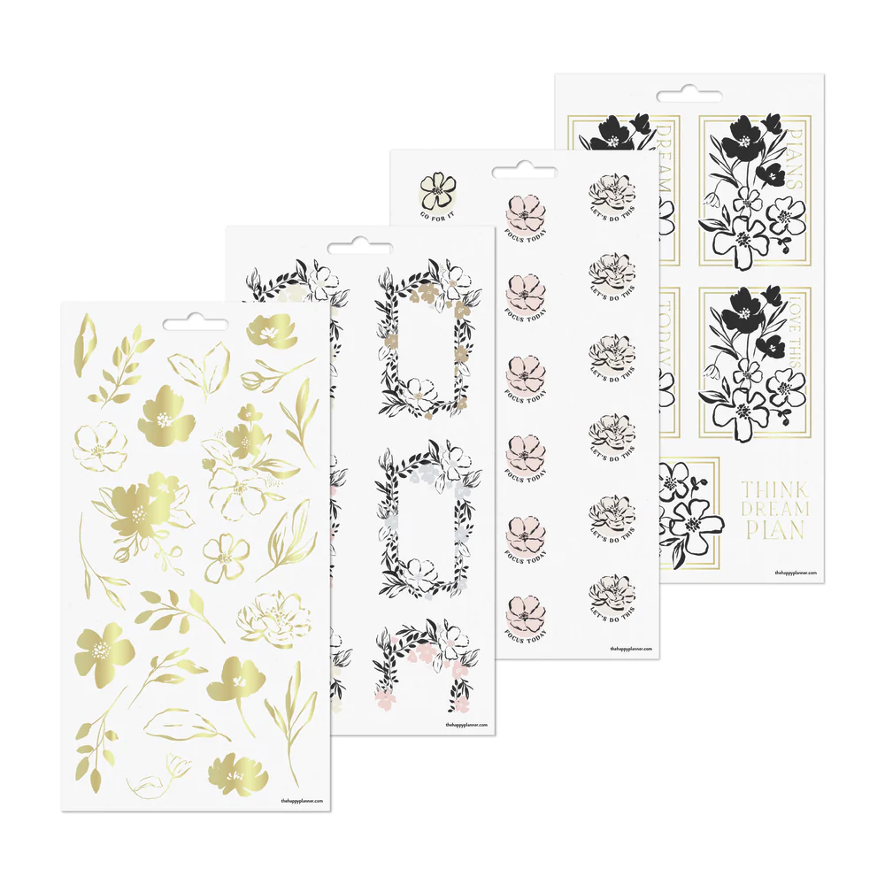 Sketchy Florals - 10 Sticker Sheets - Image 7