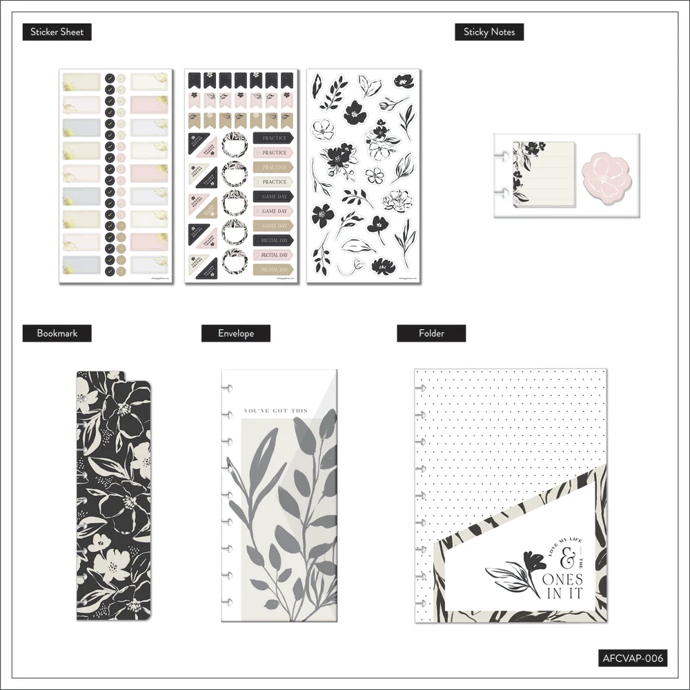 Sketchy Florals - Classic Parenting Accessory Pack - Image 4