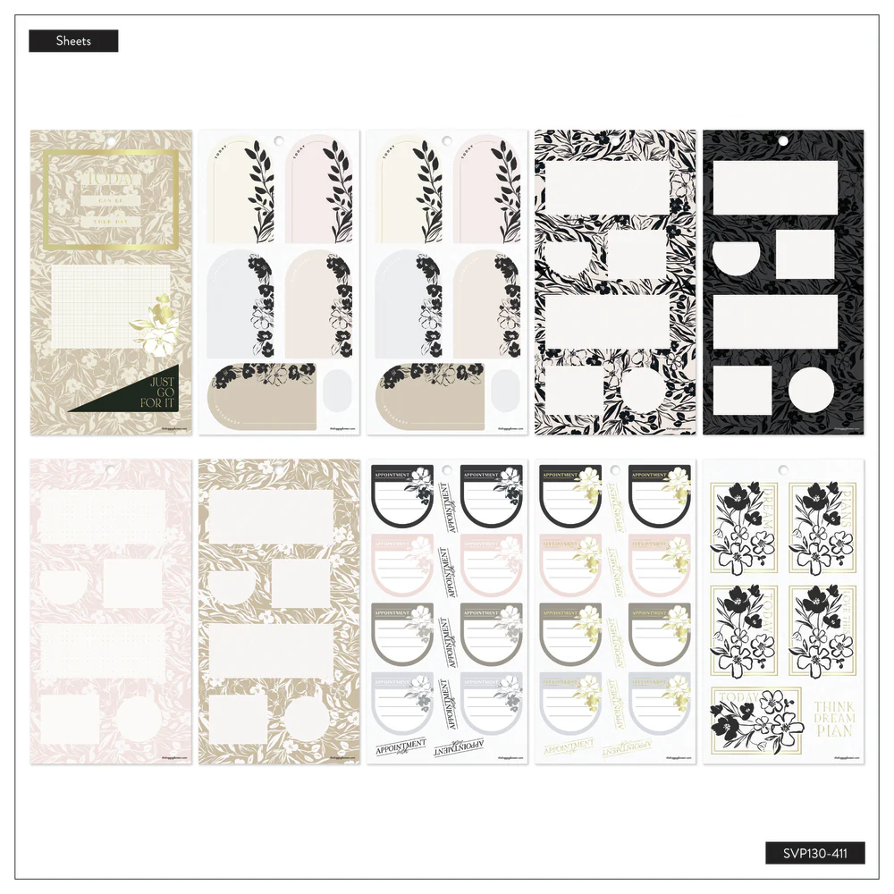 Sketchy Florals - Value Pack Stickers - Big - Image 6