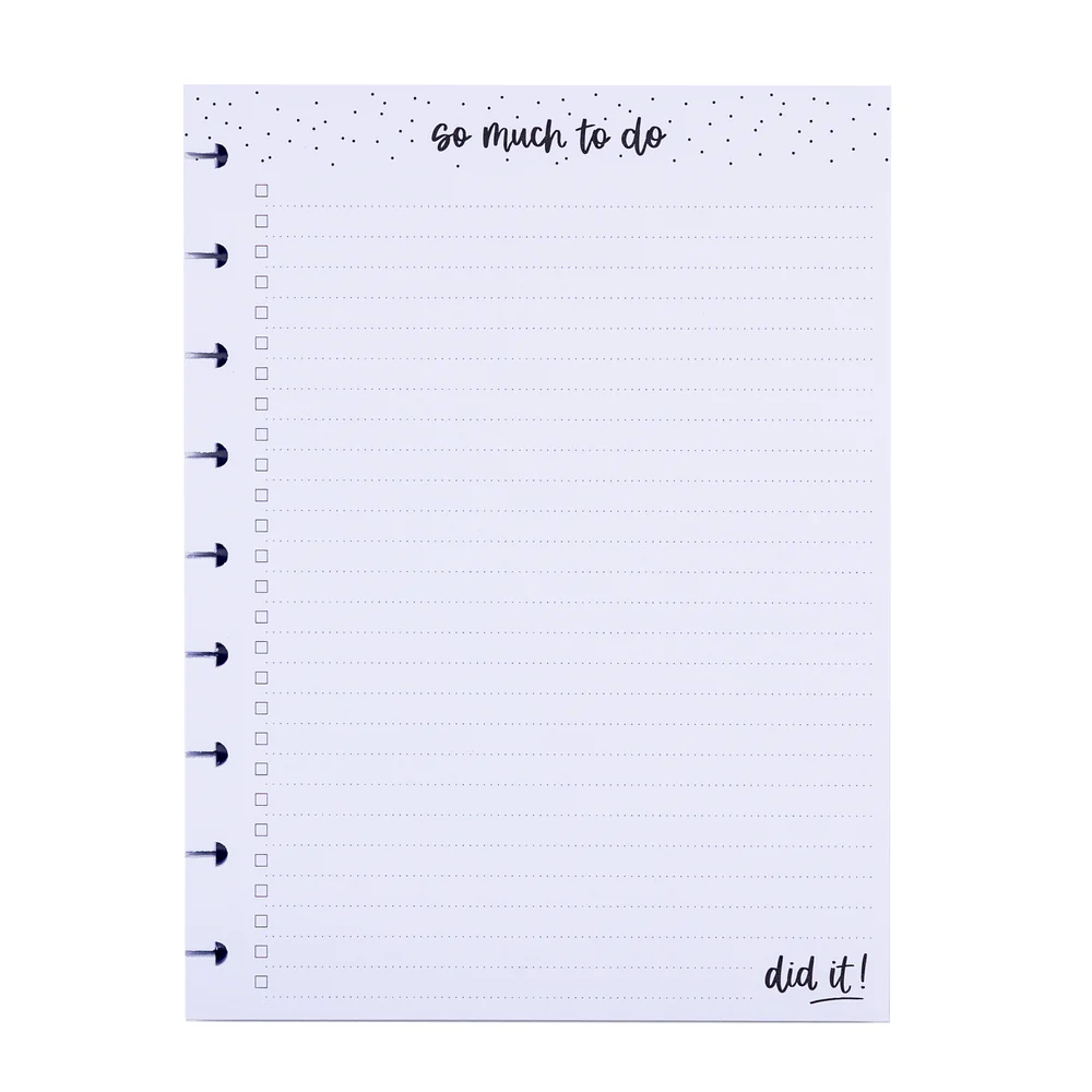 So Much To Do - Classic Block Notepad - 100 Sheets