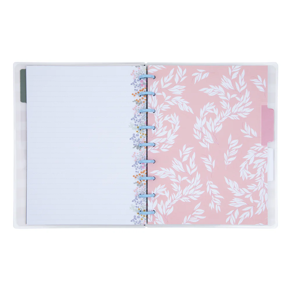 Soft Florals - Dotted Lined Classic Notebook - 60 Sheets - Image 2