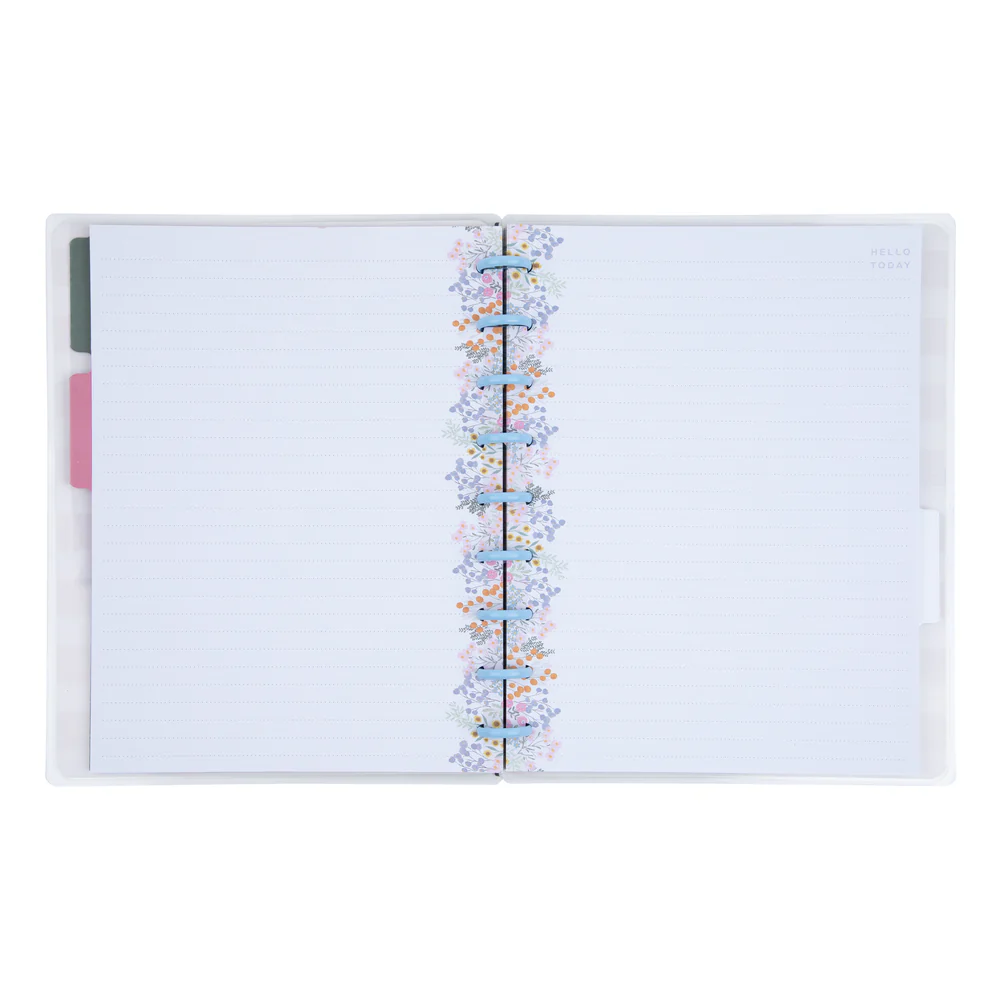 Soft Florals - Dotted Lined Classic Notebook - 60 Sheets - Image 5