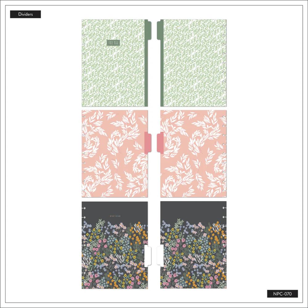 Soft Florals - Dotted Lined Classic Notebook - 60 Sheets - Image 6