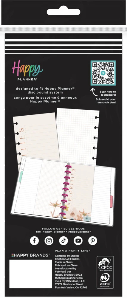 Softly Modern - Bullet List Classic Half Sheet Filler Paper - 60 Sheets - Image 4