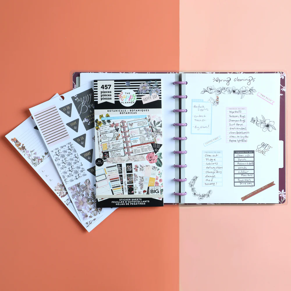 Spring Botanicals Bundle - Notebook + Accessories + Stickers - Image 2