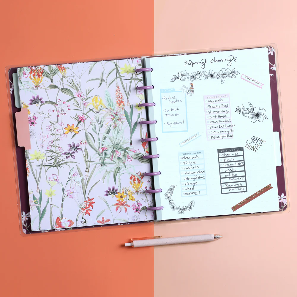 Spring Botanicals Bundle - Notebook + Accessories + Stickers - Image 4