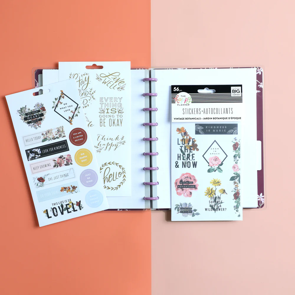 Spring Botanicals Bundle - Notebook + Accessories + Stickers - Image 5