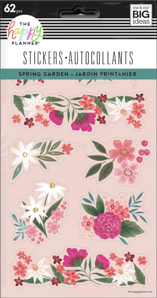 Spring Florals - 5 Sticker Sheets - Image 5